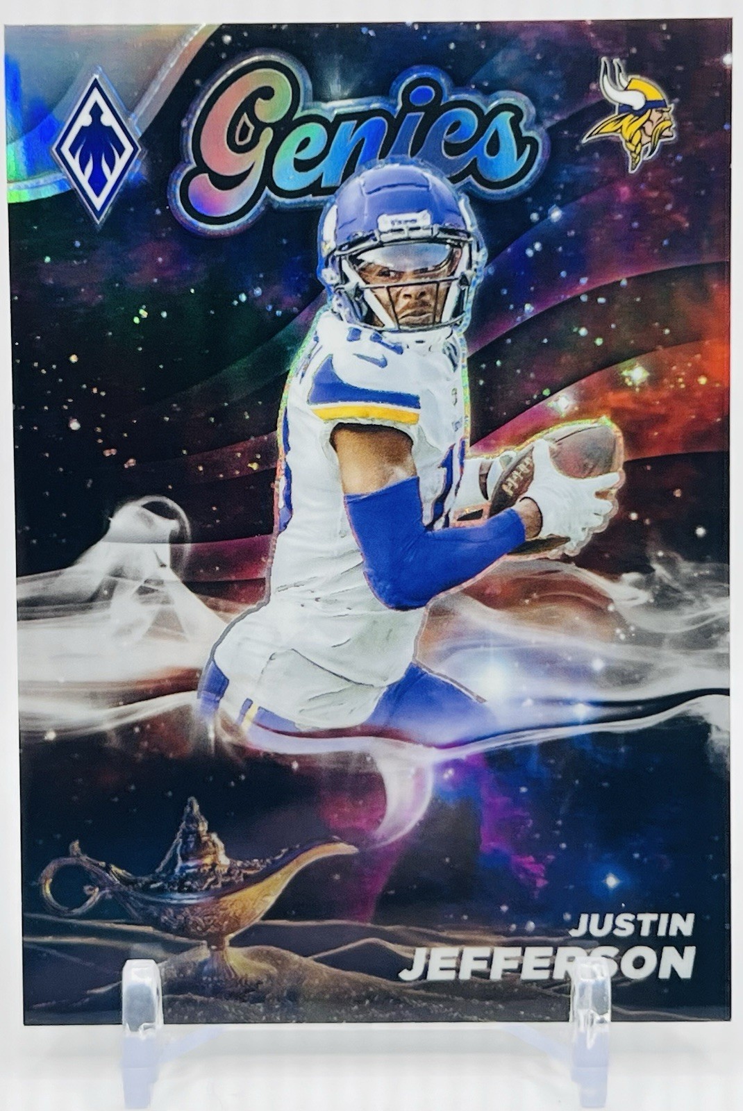 2023 Panini Phoenix Justin Jefferson Genies SP Case Hit #GE-17 Vikings LSU