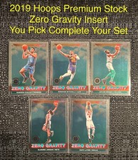 2019-20 Hoops Premium Stock ZERO GRAVITY You Pick Card Complete Your Set PYC