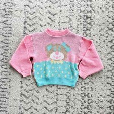 Vintage Teddy Bear Sweater