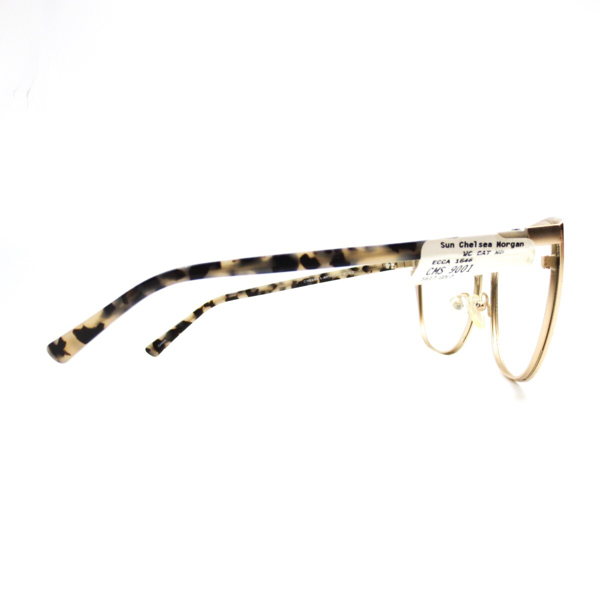Chelsea Morgan Suns CMS9001 YG 58-17-135 Sunglasses FRAMES ONLY - GOOD CONDITION Chelsea morgan CM6004 BR Eyeglasses Frames Brown Rectangular  main image 4