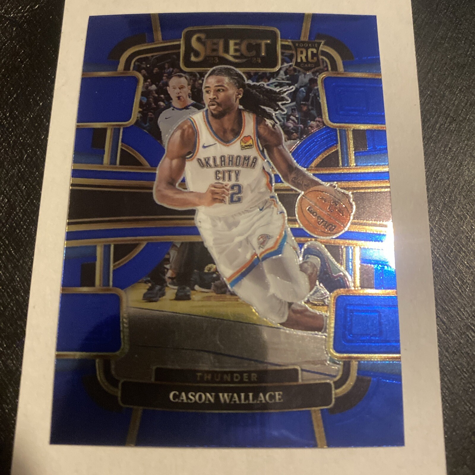 2023-24 Panini Select - Concourse Blue Rookie #88 Cason Wallace (RC) Thunder