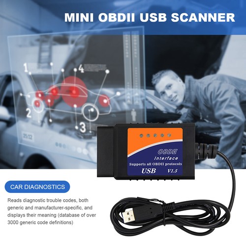 PIC18F25K80 Chip Mini Skaner OBDII USB Auto Code Reader ELM 327 USB Interfejs - Zdjęcie 6 z 12