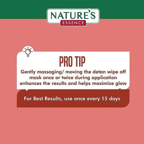 Nature's Essence De-Tan Therapy wipe-off mask, 200 g, White, tan Removal - Picture 5 of 5
