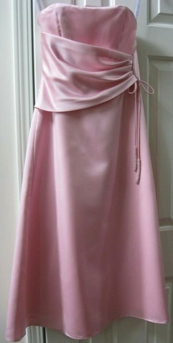 Vintage Alfredo Angelo Pink Prom/Bridesmaid/Formal Sleeveless Dress size 4