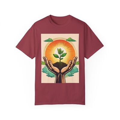 Go Green Eco Friendly Unisex Garment-Dyed T-shirt
