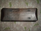 Handcrafted Natural Dark Wood Vintage Tribal Sleep Bench to Support Head & Neck — photo 3