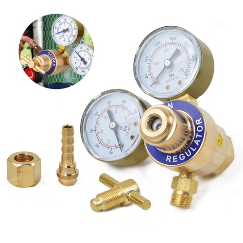 Oxygen Gas Welding Welder Regulator Pressure Gauge Victor-Style Cutting CGA540 - Picture 10 of 14