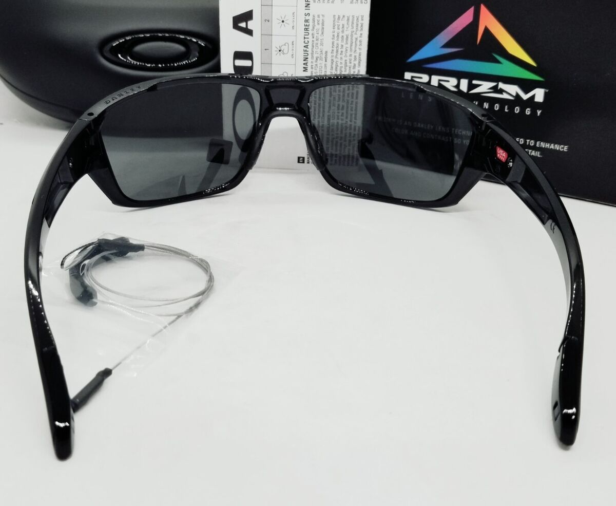 通販 送料無料 SPLIT Oakley SHOT sunglasses OO9416-01 grey PRIZM ink black セル、プラスチックフレーム