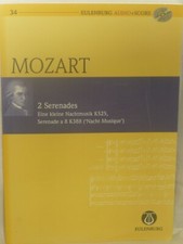 Eulenburg audio + partition Mozart 2 sérénades pour orchestre Ein Kline Nachtmusik +