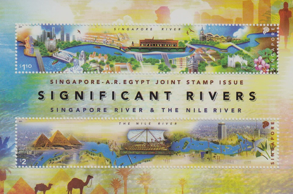 Singapore 2011 MNH (SS 150) Rivers - Image 1 of 1
