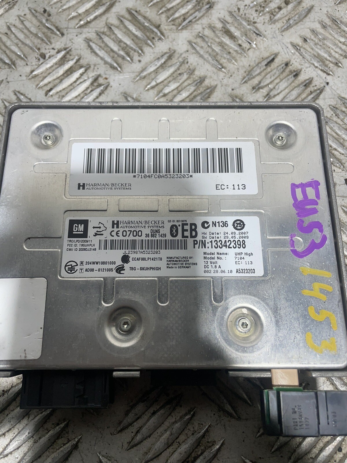 2010 VAUXHALL INSIGNIA BLUETOOTH CONTROL MODULE 13342398 eBay