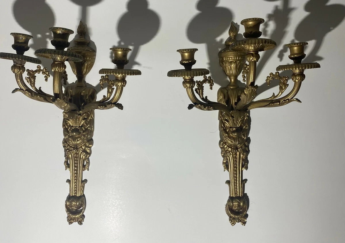 Large candle wall sconces deals