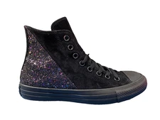 Converse Womens CTAS Chuck Taylor Quarter Split Panel HI Black/Multi Size 8 New
