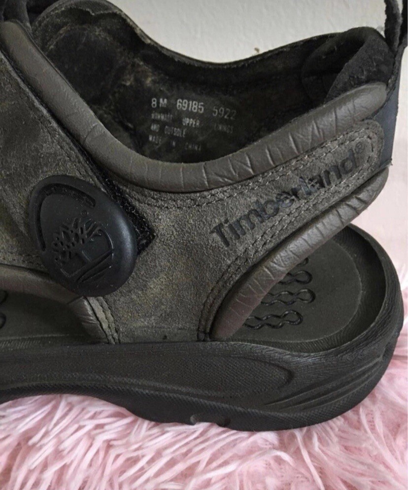 Timberland Gray Dual Straps Brake Support Flex Propel BSFP Sandals #5822~Men 8M~ Timberland Gray Dual Straps Brake Support Flex Propel BSFP  main image 2