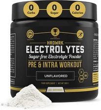 HRDWRK - Electrolytes Powder Keto Hydration Sugar Free with Magnesium, Potassium