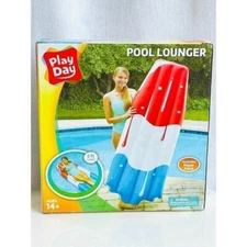 NIB Swimming Pool Lounger Play Day Popsicle Lounger Beach Relaxing
