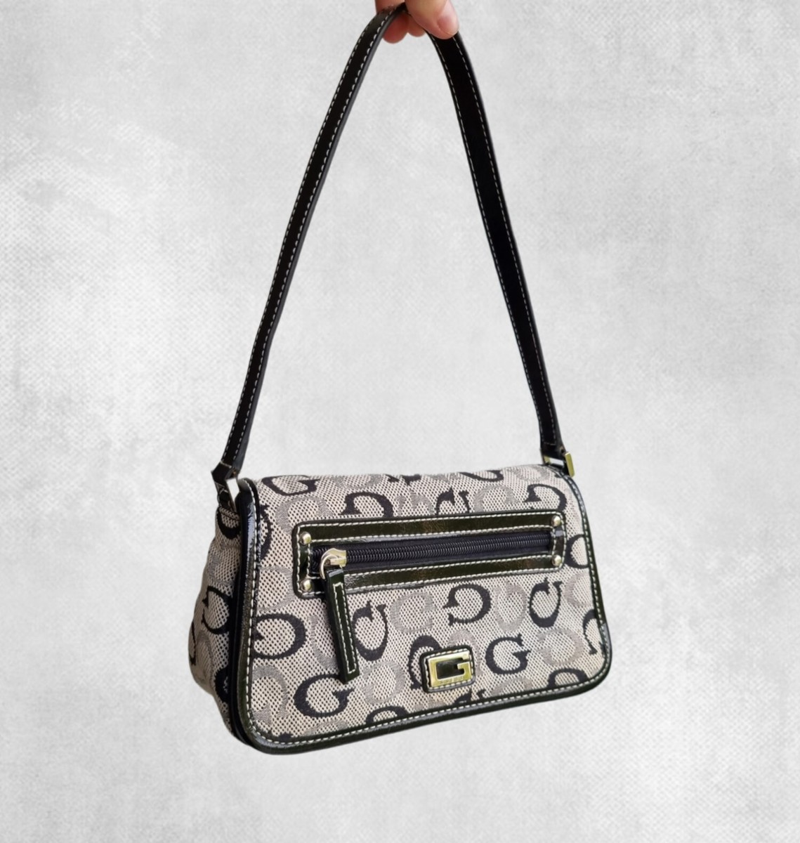 Vintage mini bag von Guess Schultertasche Tasche in grau y2k