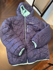 Eddie Bauer kids Medium 9-12 Years Blue Reversible Jacket