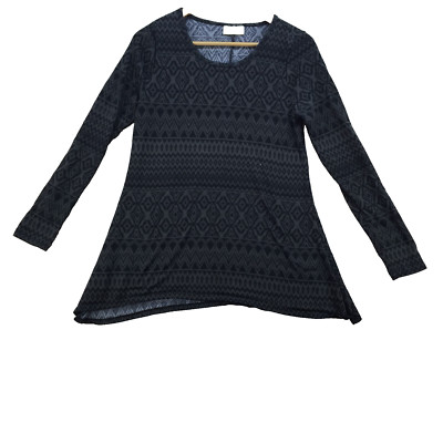 Bobbie & Brooks anthrazitgrau Baumwollmischung Strickpullover Damen Größe UK M