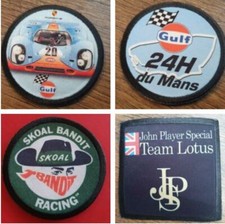 24 LE MANS GULF JPS RACING SKOAL BANDIT RACING F1 CAR  SEW / IRON ON PATCH