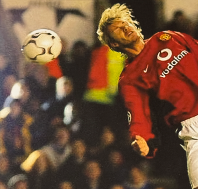 Photo dédicacée de David Beckham OBE Manchester United