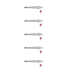 5x NGK 5376 Glühkerze für VW Taro Toyota Hiace IV H1