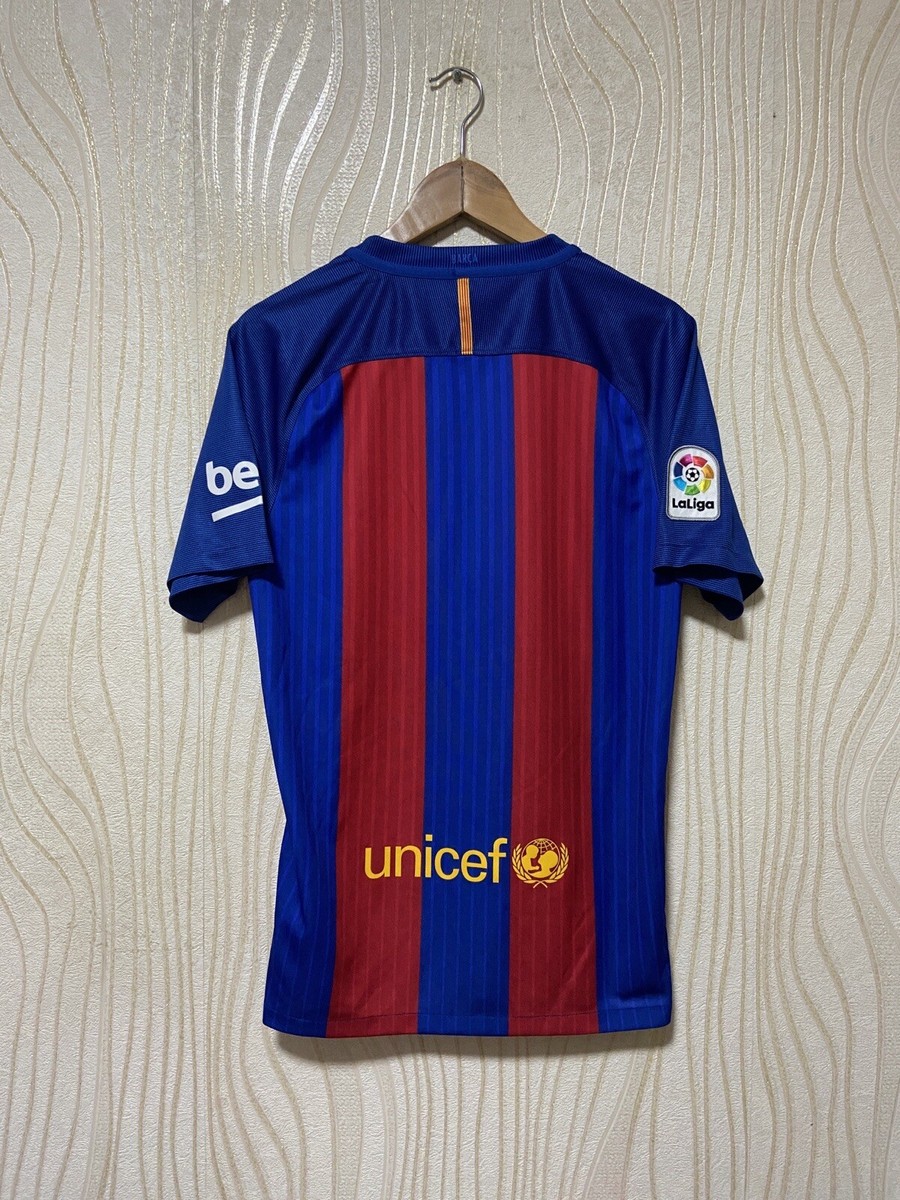 BARCELONA 2017 2018 HOME FOOTBALL SHIRT SOCCER JERSEY NIKE 776850