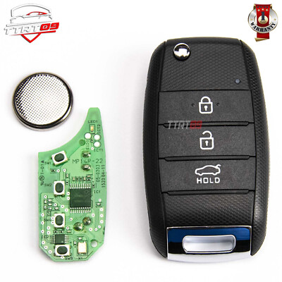 FUNKSCHLÜSSEL FÜR KIA RIO SORENTO SOUL SPORTAGE CARENS 434MHz 4D60 3 TASTEN