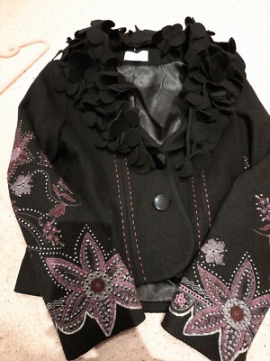 Veste en alpaga et mohair façon tweed marron Emanuel Ungaro pas che Veste en alpaga et mohair façon tweed marron Emanuel Ungaro pas che