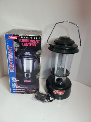 Coleman 5355A700 Twin Tube Fluorescent Lantern - NO 6V Lantern Battery Included