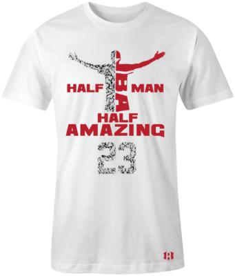 /"Half Man Half Amazing Starz/" Shield/" T-Shirt to Match Retro /"Altitude/" 13/'s