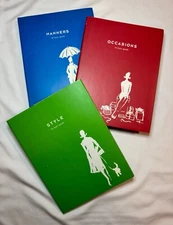 2004 Kate Spade 3 Book Set - Occasions, Manners, Style Young Adults Teens Girls