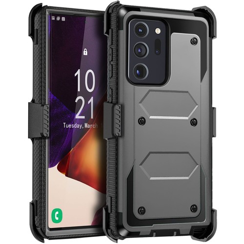 For Samsung Galaxy Note20/Note 20 Ultra Dual Layer Phone Case Cover / Belt Clip - Picture 25 of 54
