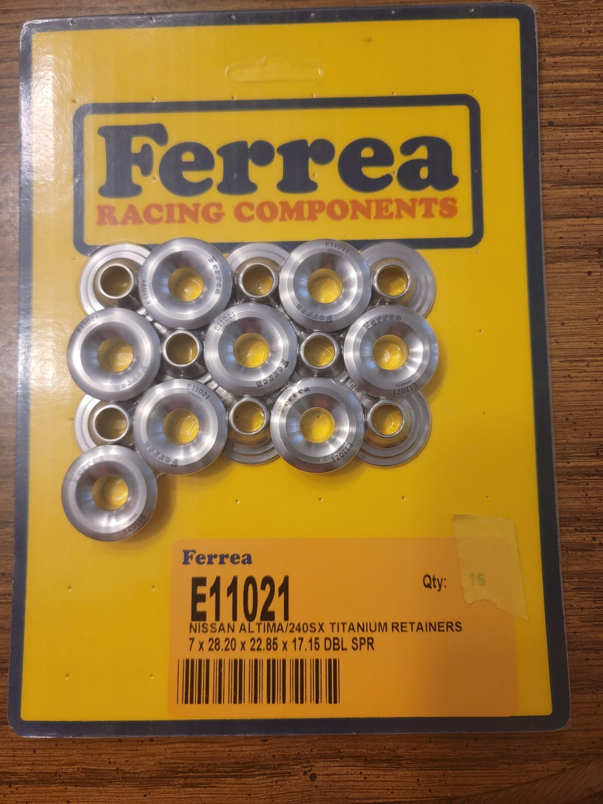 Nissan KA24DE 240sx Ferrea Valves /Dual Valve Springs / Titanium