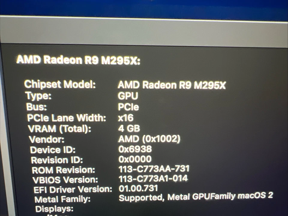 Apple iMac Retina 5K 27 inch late 2014 4GHz Intel Core i7 32 GB 1600 MHz DDR3 - Image 2 of 3