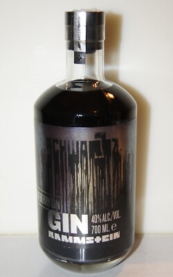 Rammstein Black Gin Batch 1 Blueberry 40% Schwarz 0.7L