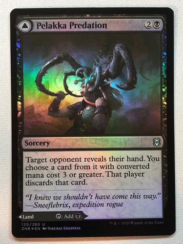 MTG Zendikar Rising Pelakka Predation 120 lámina casi nueva/m - Imagen 1 de 2