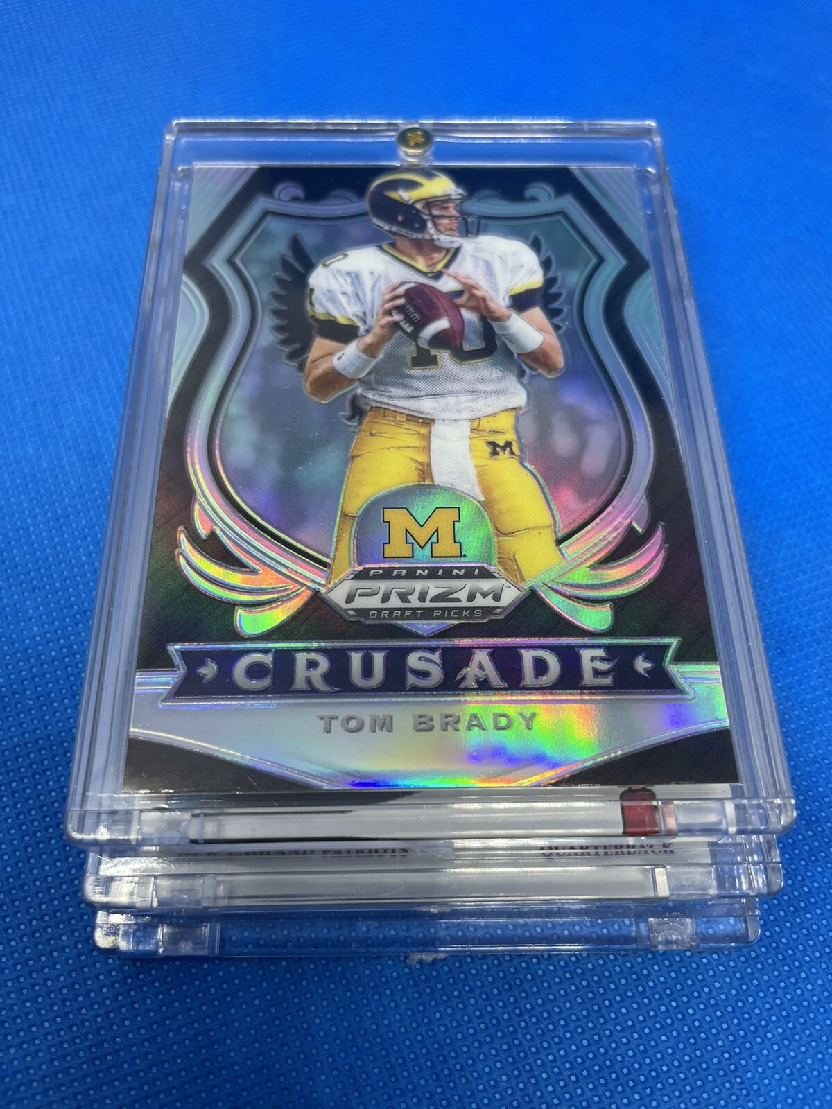 Tom Brady 2020 Panini Prizm Draft SILVER PRIZM #100 New England NFL Card MINT!
