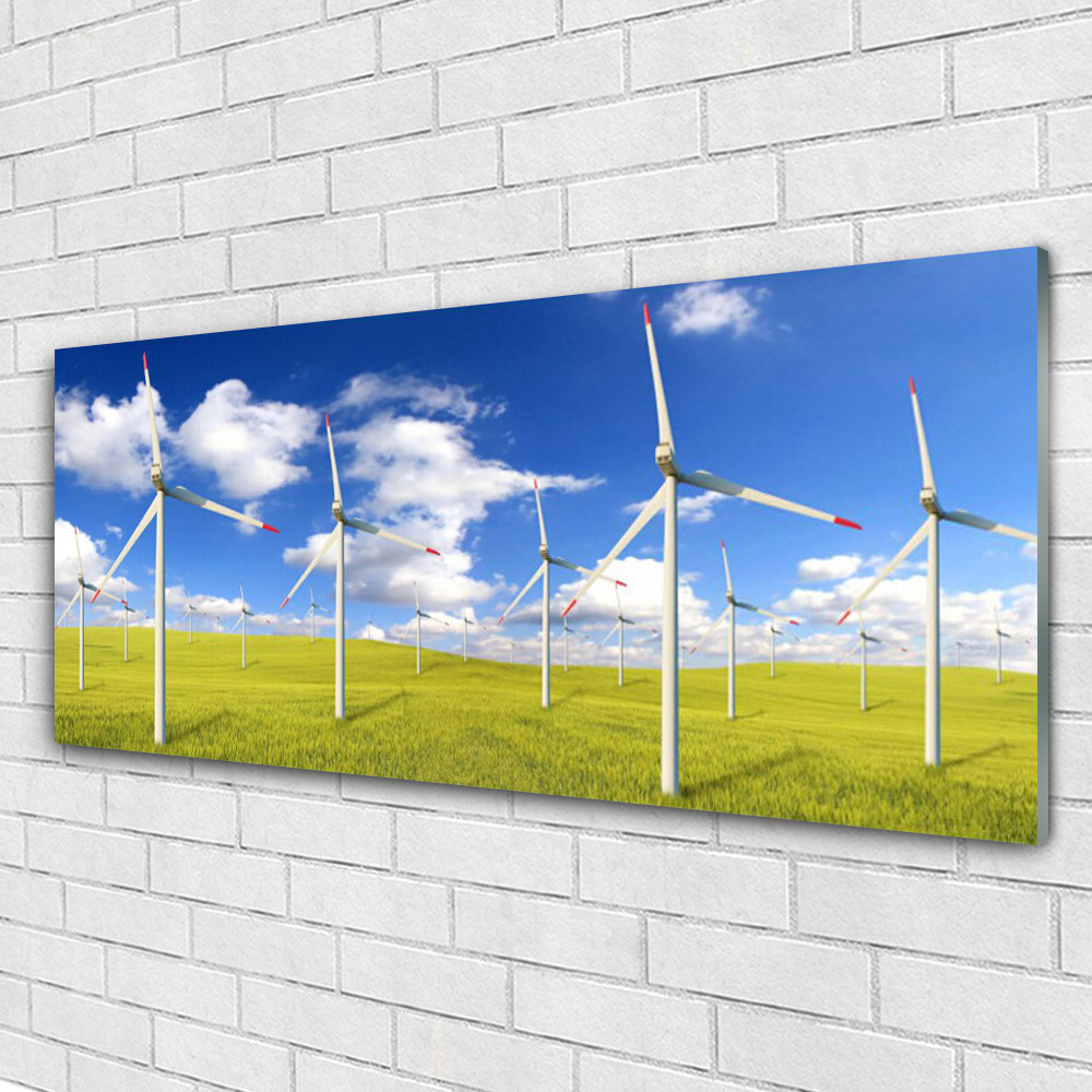 Tableau mural sur Plexiglas 125x50 cm decoration architecture moderne pour salon