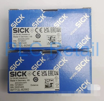 1PCS NEW SICK WTT12L-B2562 photoelectric sensor FedEx or DHL