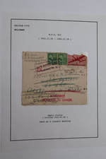 Canada Halifax MPO 621 Military Postal Cover Transit Marking Returned to Canada