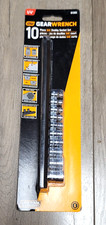 New Gearwrench 10pc 14 Dr Sae Stubby Socket Set W Rail 316 To 916 81395