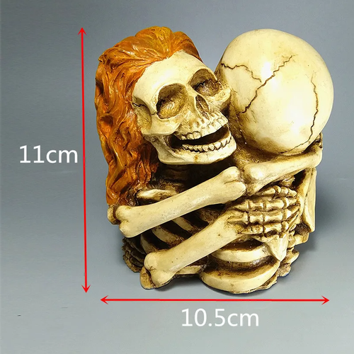 Eternal Love Hug Gothic Silicone Mold DIY Wax Plaster Resin Art Halloween Decor - Picture 2 of 24