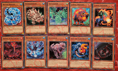 YUGIOH Water Dragon Deck 40 Cards Bastion Misawa Duoterion *Kaiju* | eBay