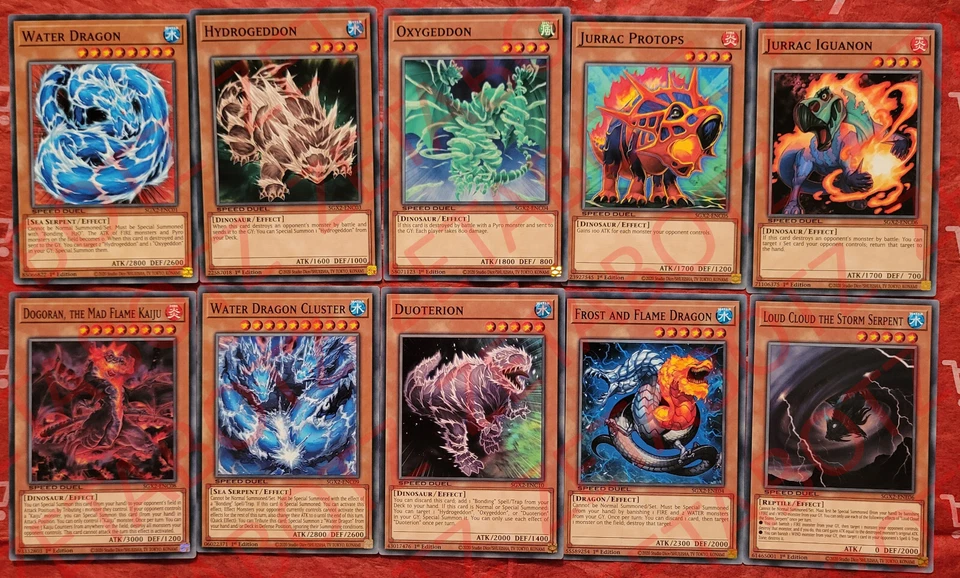 YUGIOH Water Dragon Deck 40 Cards Bastion Misawa Duoterion *Kaiju* - Image 2 of 3