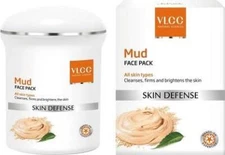 VLCC Mud Face Pack for all Skin Types - Cleanses,Brightens the Skin (70gm)