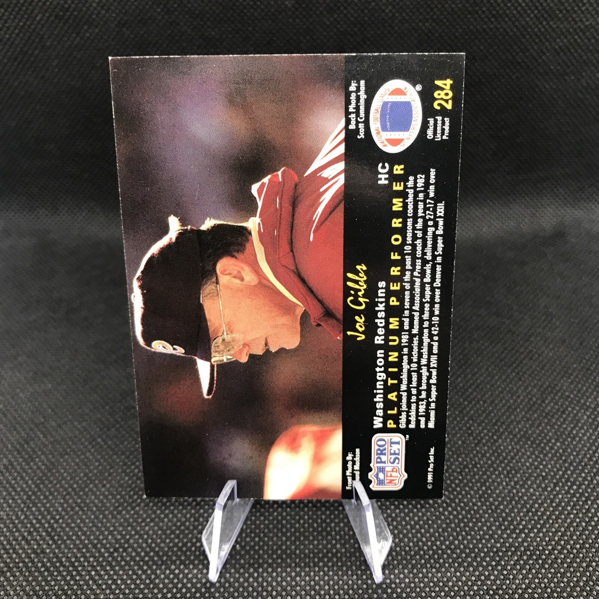 【大特価】Joe Gibbs Label 9枚セット 定番のみ！ 1991 Pro Set Platinum #284 Joe Gibbs Washington Redskins | eBay