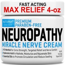Neuropathy Nerve Relief Cream - Premium Nerve Cream 3X Action for Targeted Re...