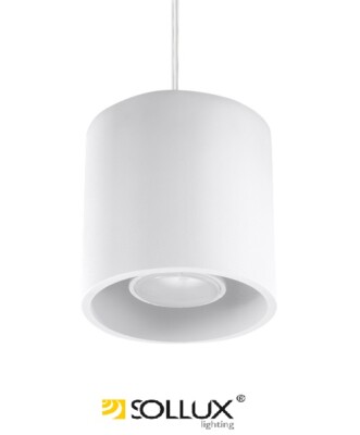 ORBIS 1 Metall lampe am Kabel Weiß GU10 LED NEU Sollux Lighting Pendelleuchte