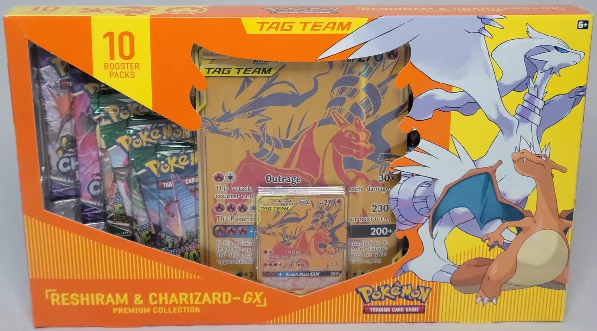 Pokemon Trading Card Games: Reshiram & Charizard-GX Premium